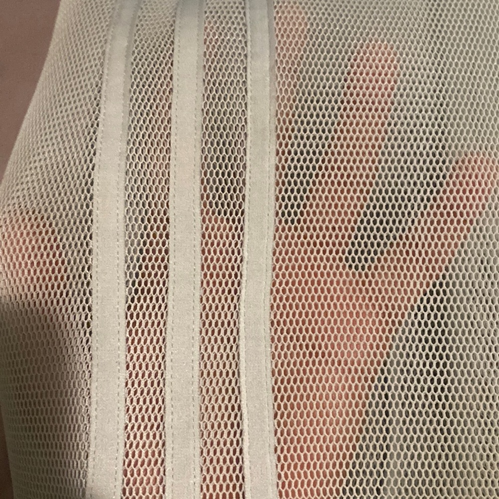 Adidas / Ivy Park Green Tint Mesh Jacket - Picture 14 of 16